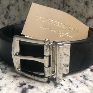 Burberry London Check Reversible Belt